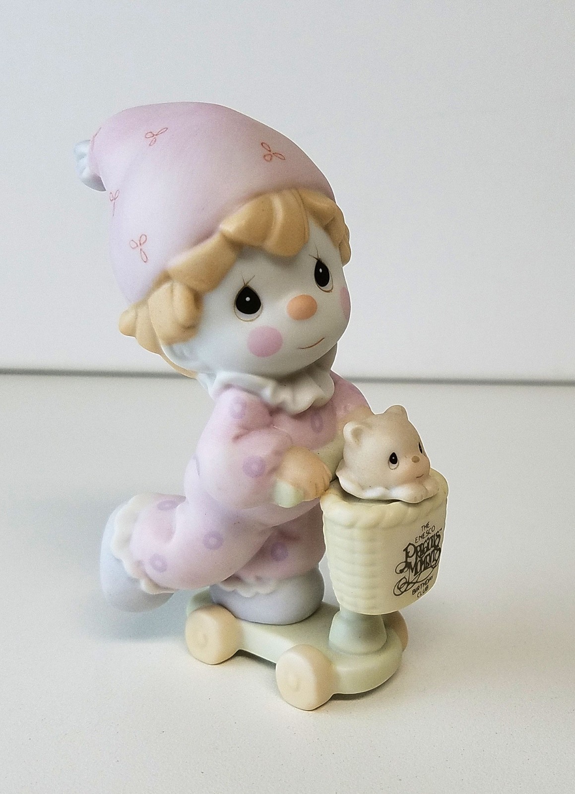 Precious Moments Birthday Train years 1-3 + Baby & Clown (5 pieces) READ