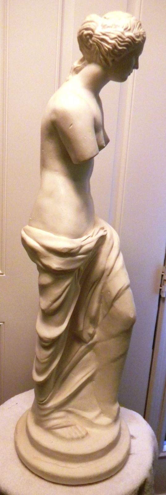 Venus de Milo – Neoclassical Vintage Italian Molded Plaster Composite Figure 36″