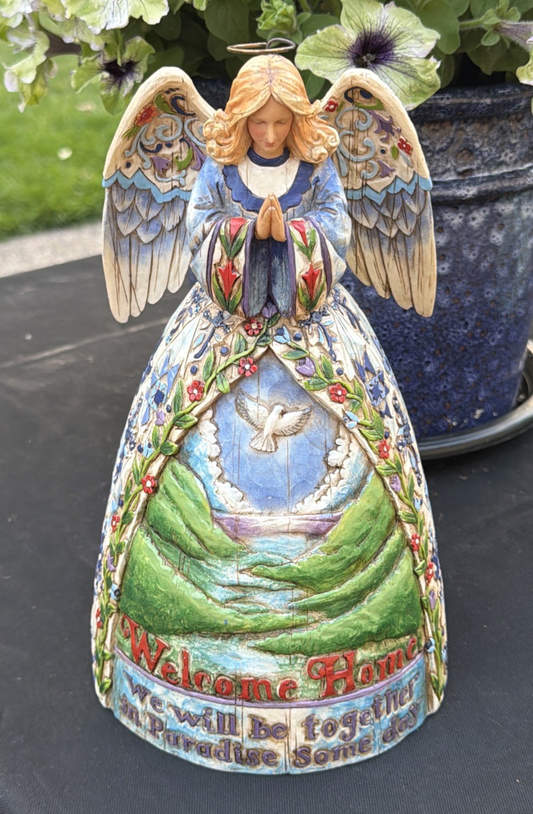 Jim Shore Enesco PEACEFUL JOURNEY Bereavement ANGEL Figurine