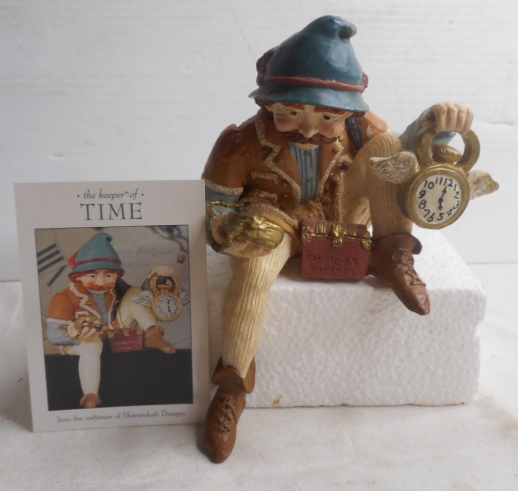 Shenandoah Designs Shelf Sitter KEEPER OF TIME 5″ Tall x 4″ Wide from Virginia