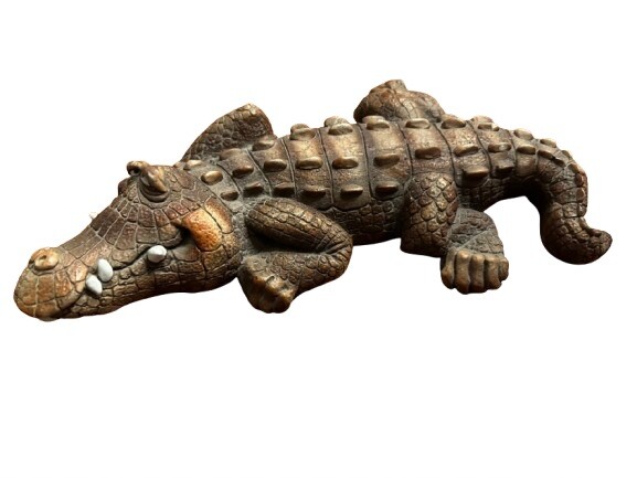 Vintage Signed John Raya Nile Crocodile “BEASTIES OF THE KINGDOM” Figure