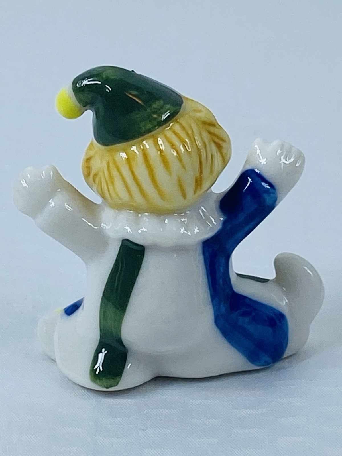 Bug House Miniatures Bone China Jester Clown Figurine 1-1/2″ Tall