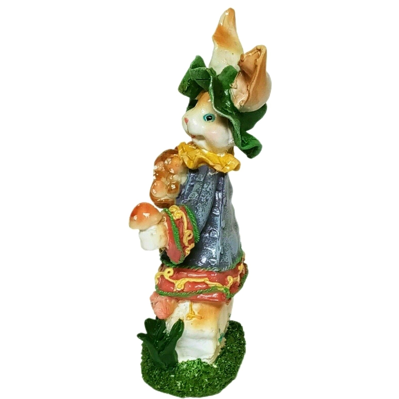 Vintage Rabbit Figurine Decor Cozy Home Accent Easter Spring Hobbit Decoration