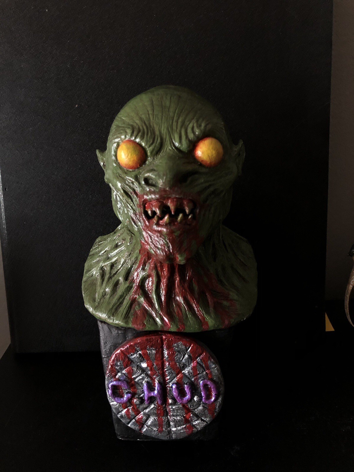 C.H.U.D Handmade Resin Bust *Glossy Variant* 80s Horror