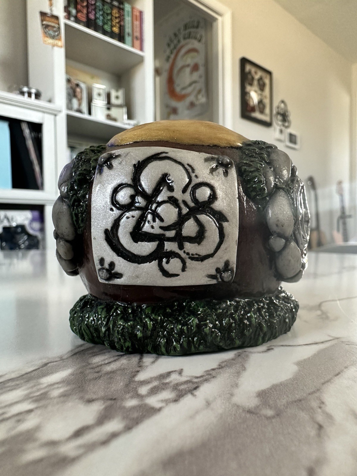 Custom Coheed Cambria Mini Fairy House Resin Figurine Signed Painted 3D Effect