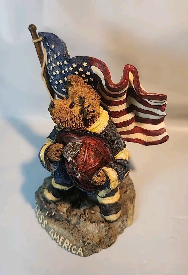 Boyds Bears OUR AMERICAN HERO-9/11 LIMITED ED Bearstone Collection 227791
