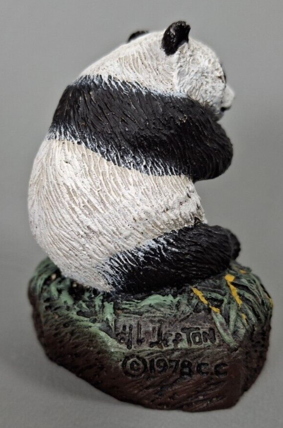 Giant Panda by Herman L. Deaton 1978 The Bronze Menagerie from Creative World