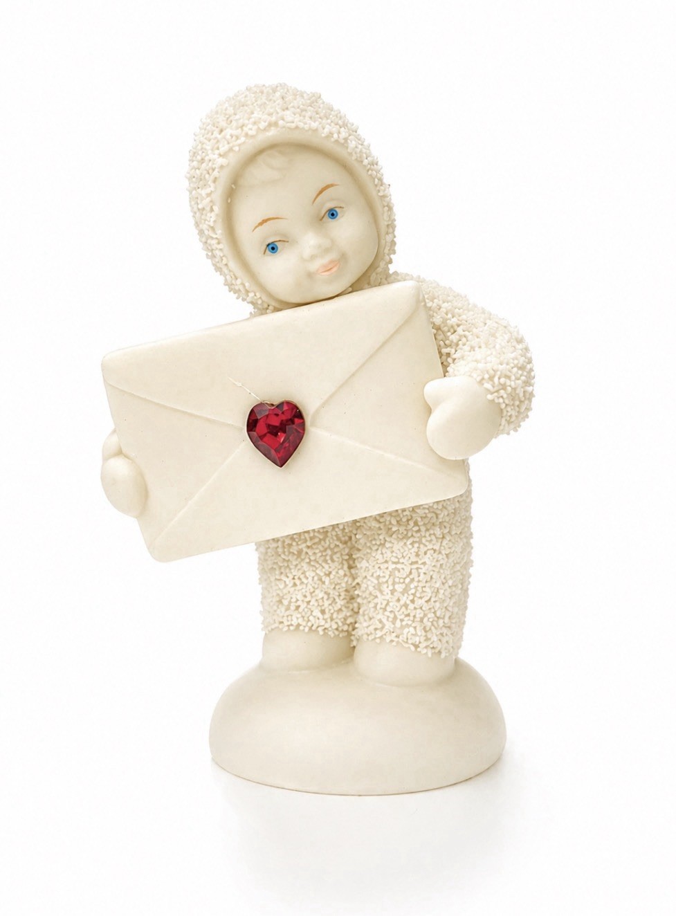 Department 56 Snowbabies Extra Special Delivery January Garnet Porcelain Figuri…