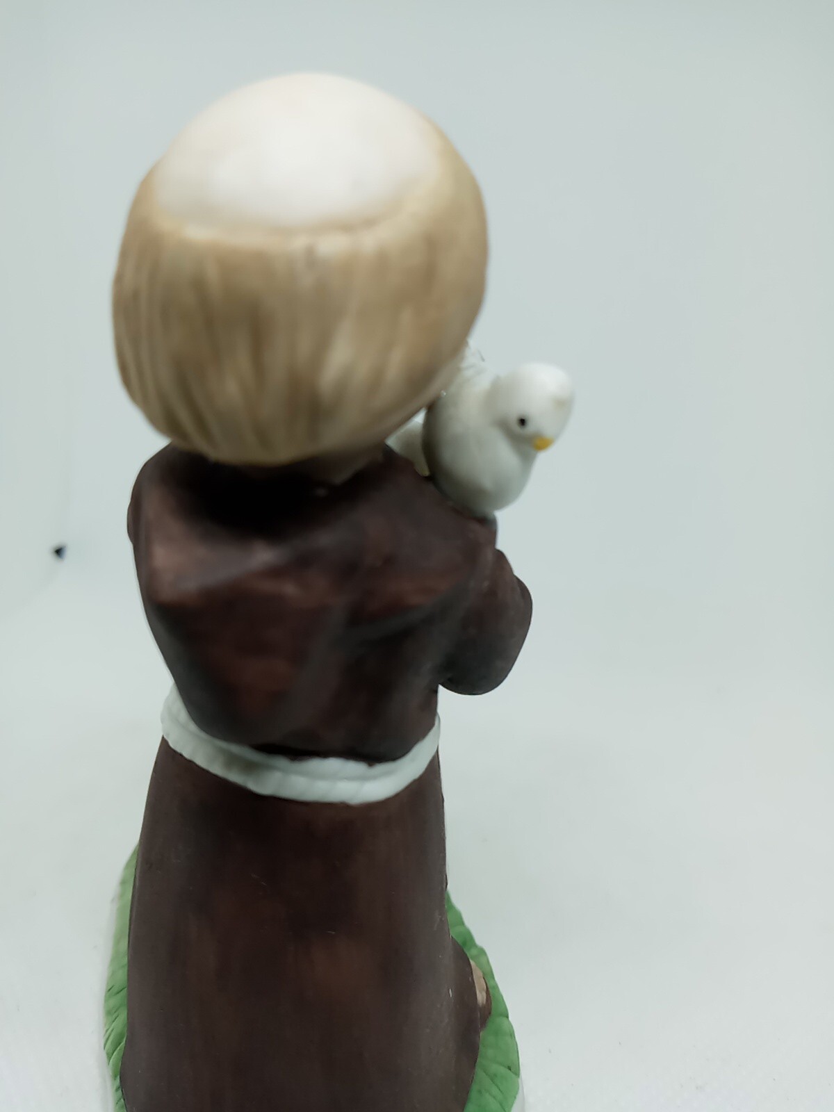 Vintage NAPCO WARE N°749 Young Monk In A Brown Robe Fig. H.Painted. 1960s.Unique