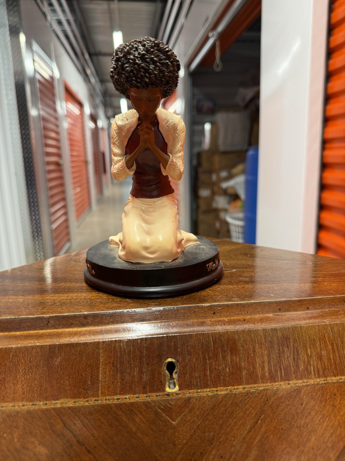 Mold Me Make Me Figurine – Black Praying Hands Collectible Statue, Inspiratio…