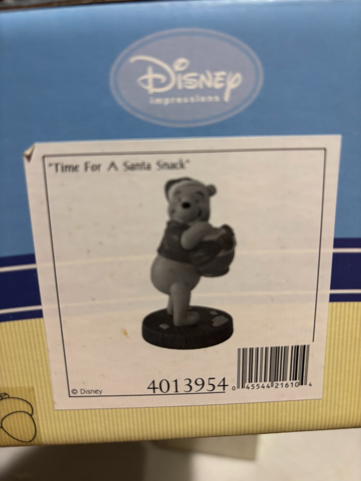Disney Winnie the Pooh & Friends Time for a Santa Snack 4013954 New in Box RARE