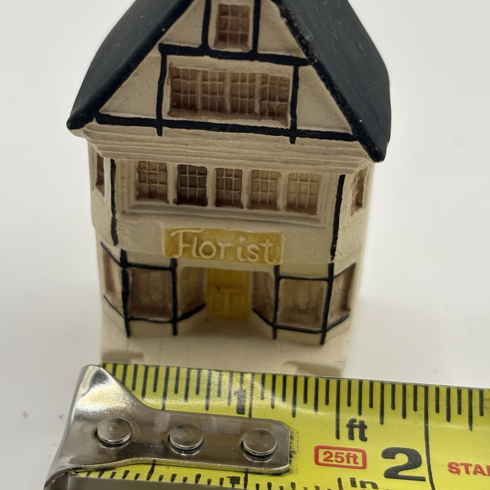 Sweet PHILIP LAURESTON Cottage Village FLORIST Building Miniature House 3”