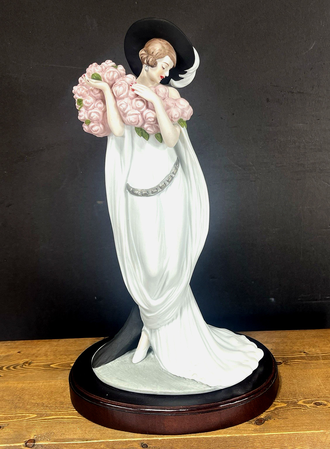 Heirloom Collection Louis Icart Figurine 1928 TOSCA 10.5″ DACS/SPADEM 1987 MINT!
