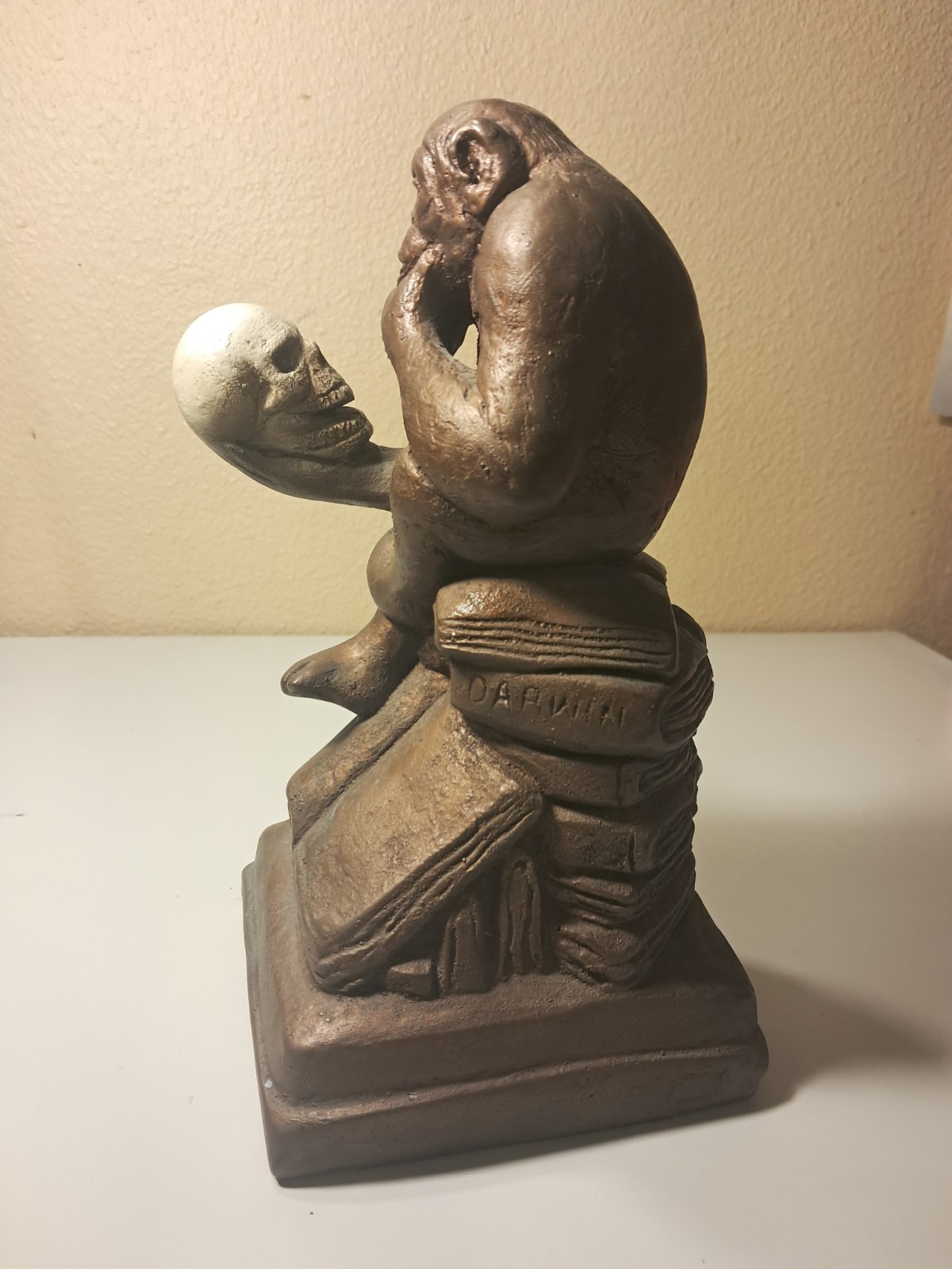 Darwin monkey statue 62 ceramic