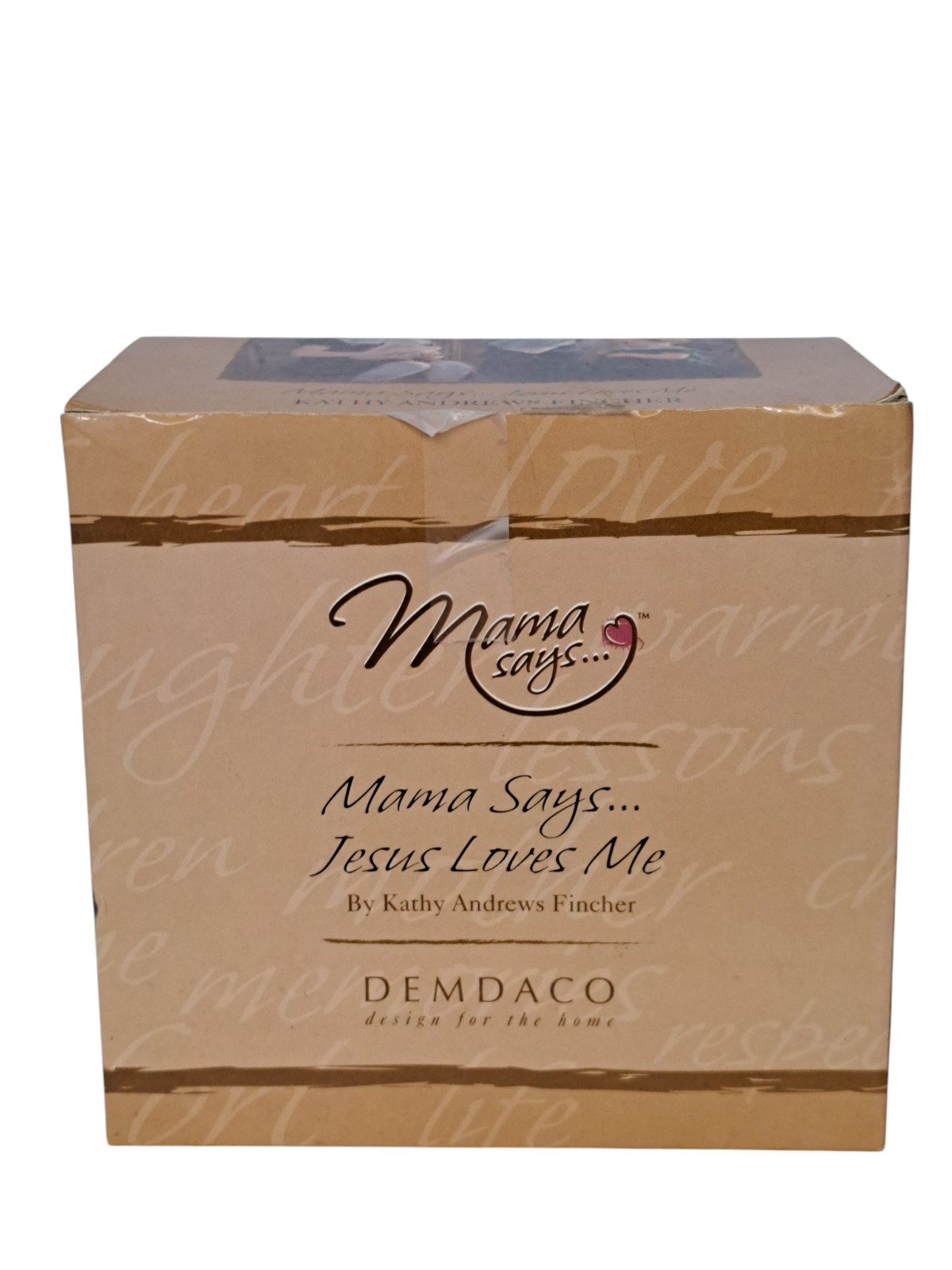 Demdaco Mama Says… “Jesus Loves Me” Figurine by Kathy Andrews Fincher 2003