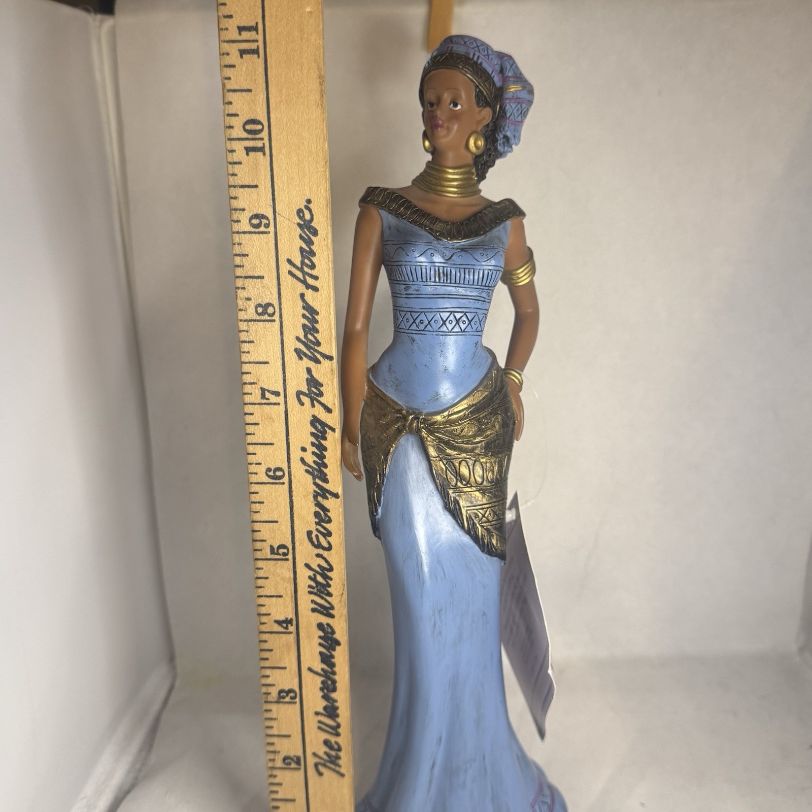 Home Interiors Imani Resin Figurine Statue 2002 11541-02 New 11 Inches Tall