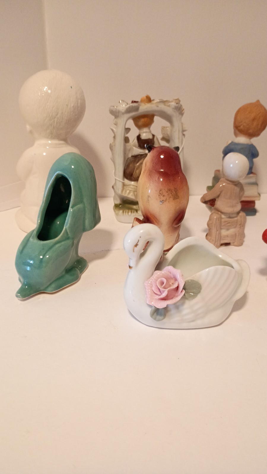 Lot of 18 Collectible Vintage Porcelain Figurines Various Known Brands