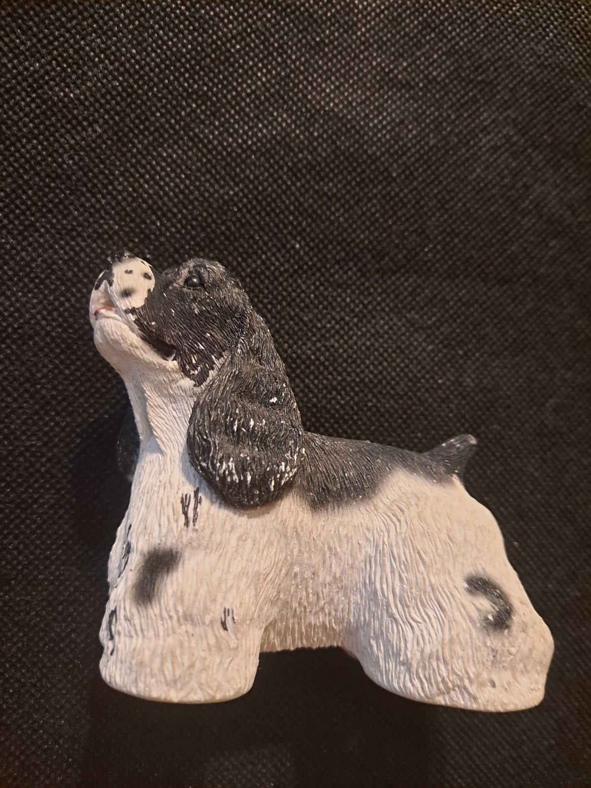 ENGLISH SPRINGER SPANIEL COLD BRONZE CAST DOG FIGURINE! e7756UXX
