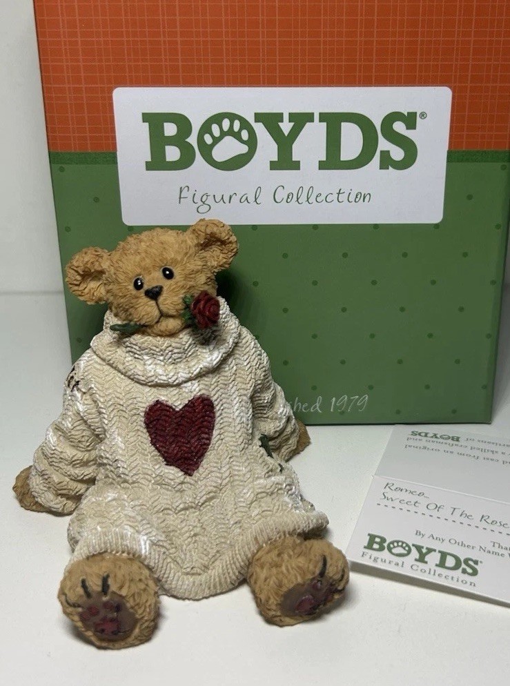 Boyds bears “Romeo… sweet of the rose: NIB #4038005 RARE