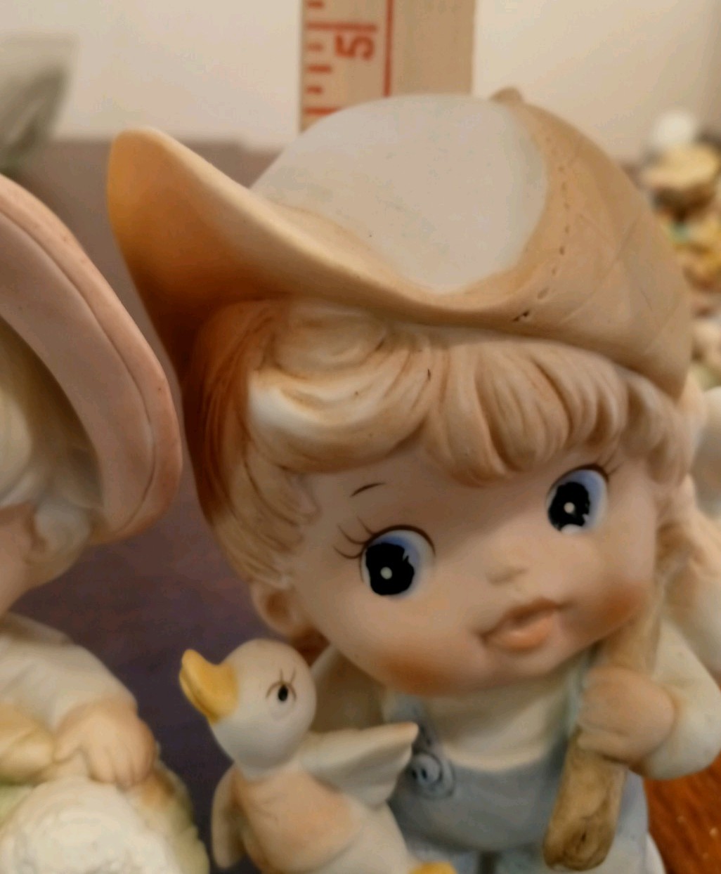 Vintage Homco Twin Children BOY & GIRL Porcelain Figurines #1418