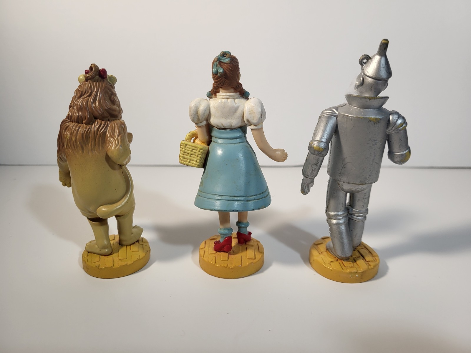 Lot Of 3 Loew’s Ren MGM Turner 1987 Wizard of OZ Figures 4″