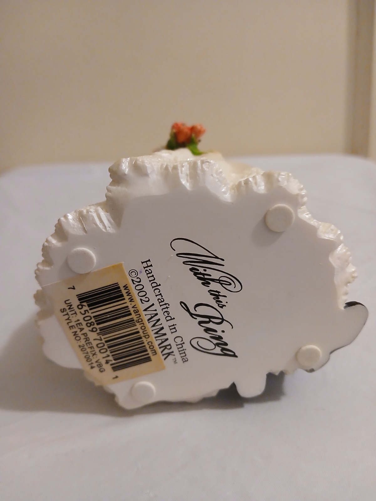 VANMARK With This Ring African American Bride Groom Wedding Figurine 2070014 VTG