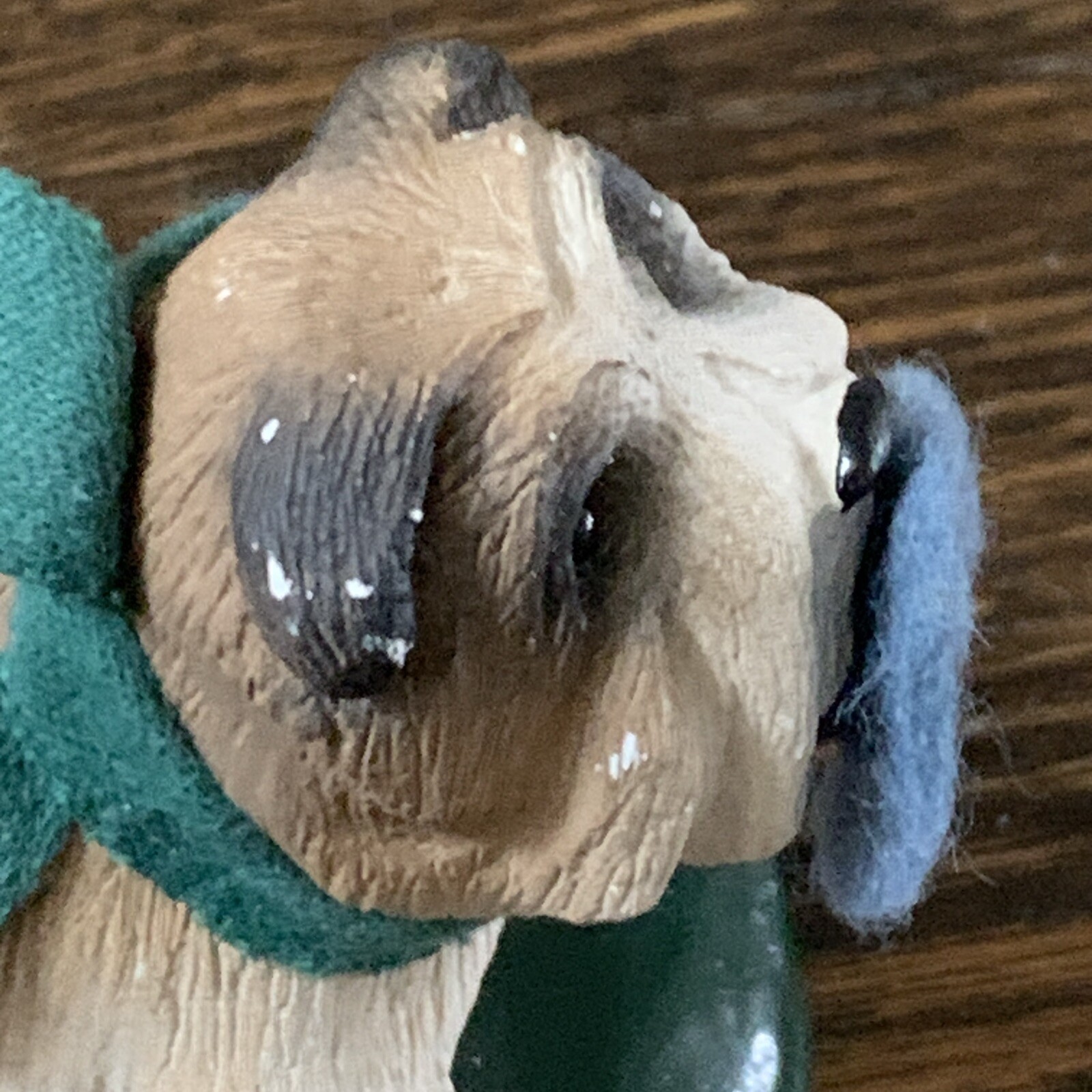 1990 Byers Choice The Carolers Dog Bulldog Christmas Figurine 4 In Vintage