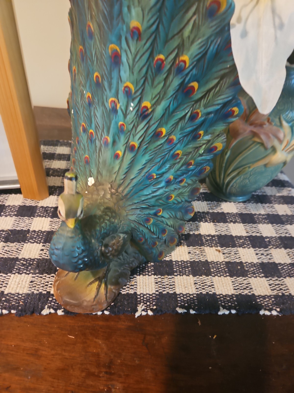 Vintage Gift Ideas Creation Japan Ceramic Peacock Figurine #69