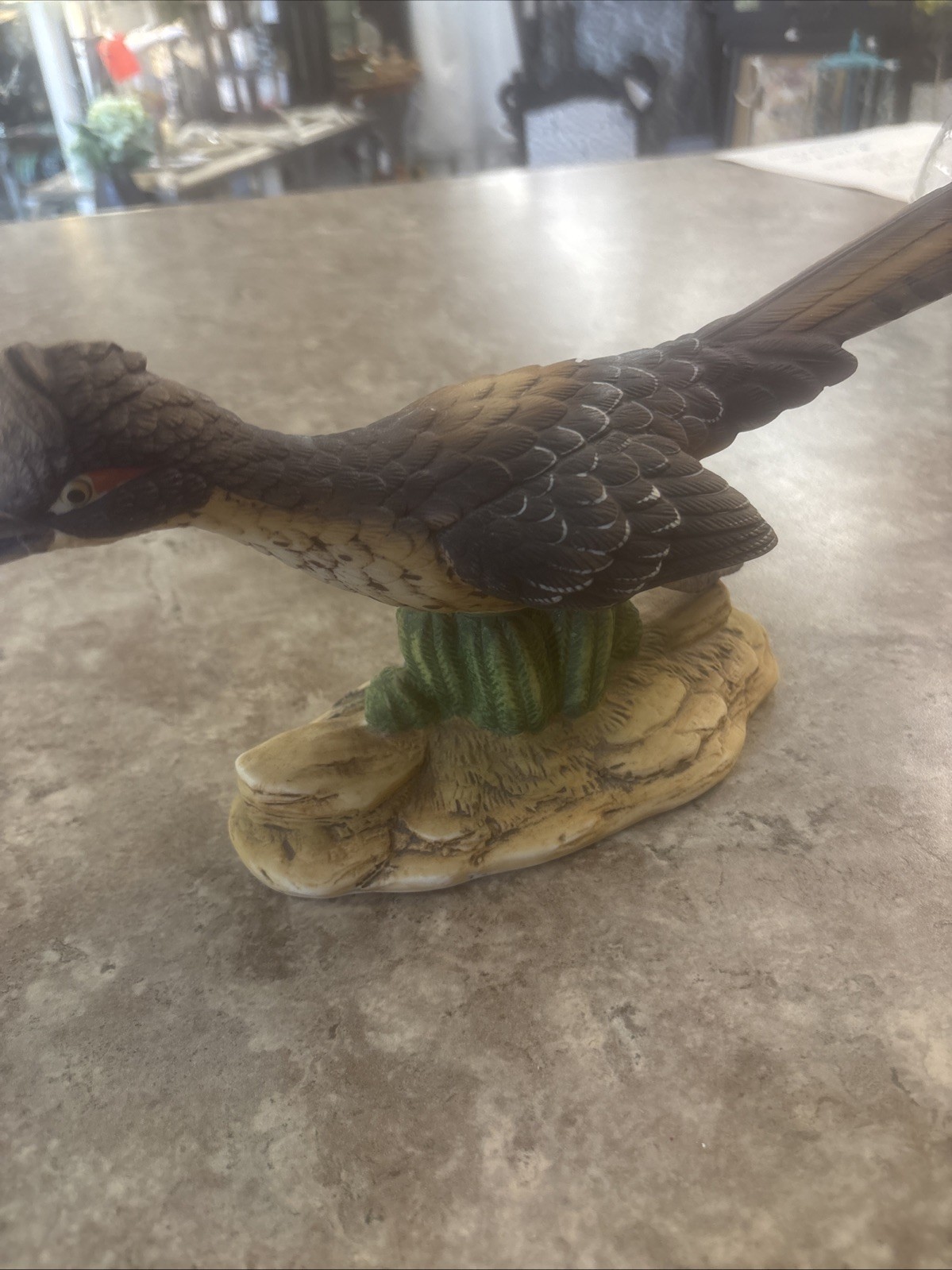 Vintage Andrea By Sadek Painted Road Runner Porcelain Japan Collectible Figurine