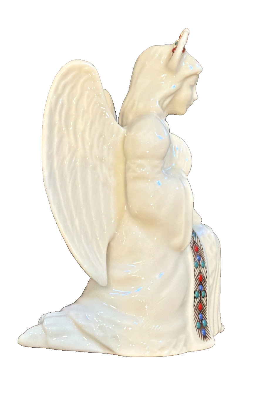 1995 Lenox China Jewels Nativity Kneeling Angel