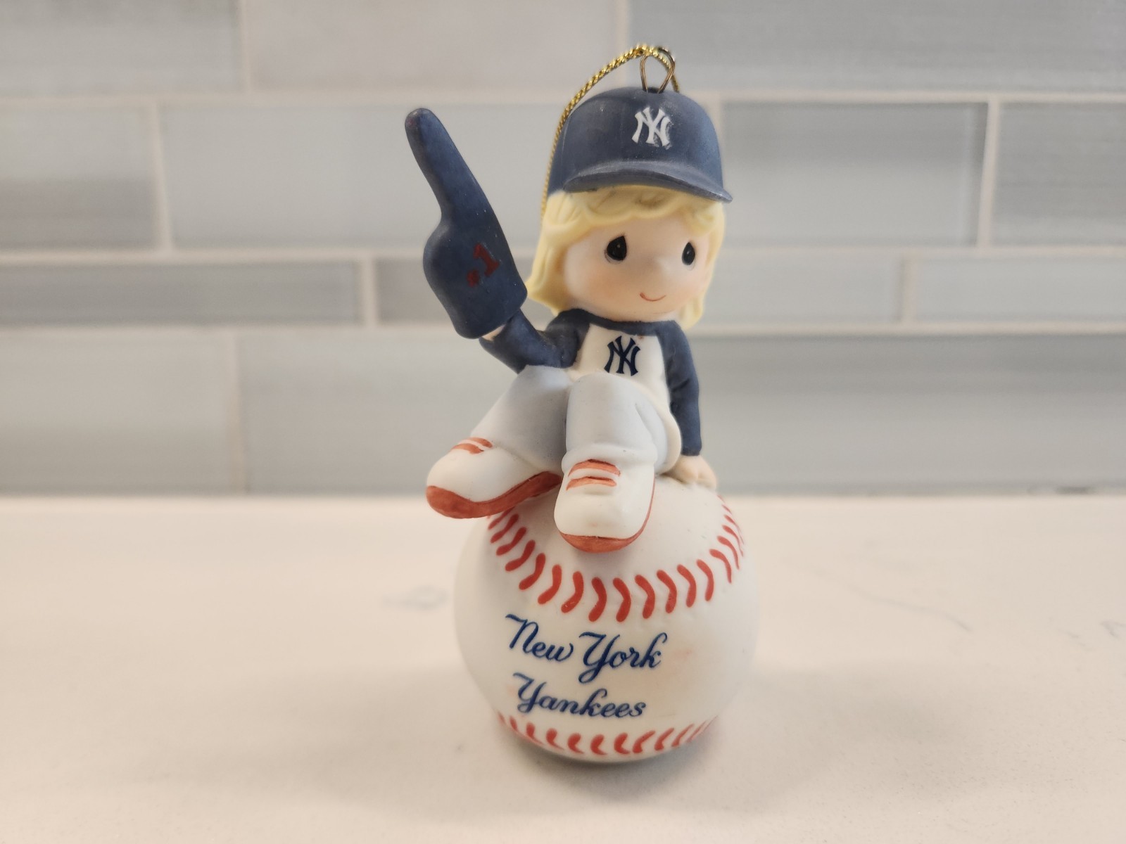 I Have A Ball With You New York Yankees MLB Baseball Precious Moments Ornament