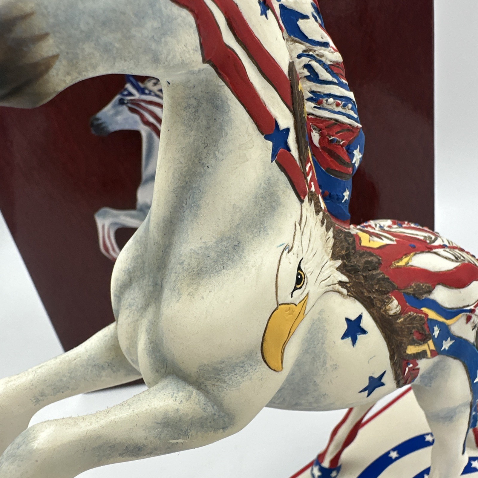 Trail of Painted Ponies “Spirit of Freedom” Lynn Bean Patriotic Horse RETIRED