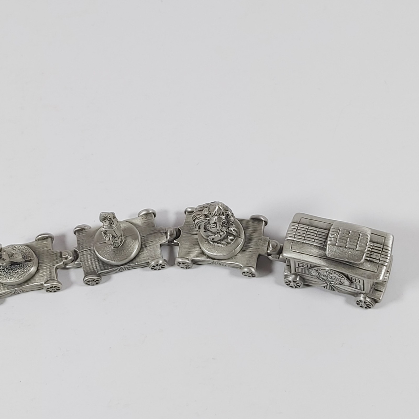Wizard Of Oz Miniature 6 Piece Pewter Train Set L. Frank Baum Family Trust