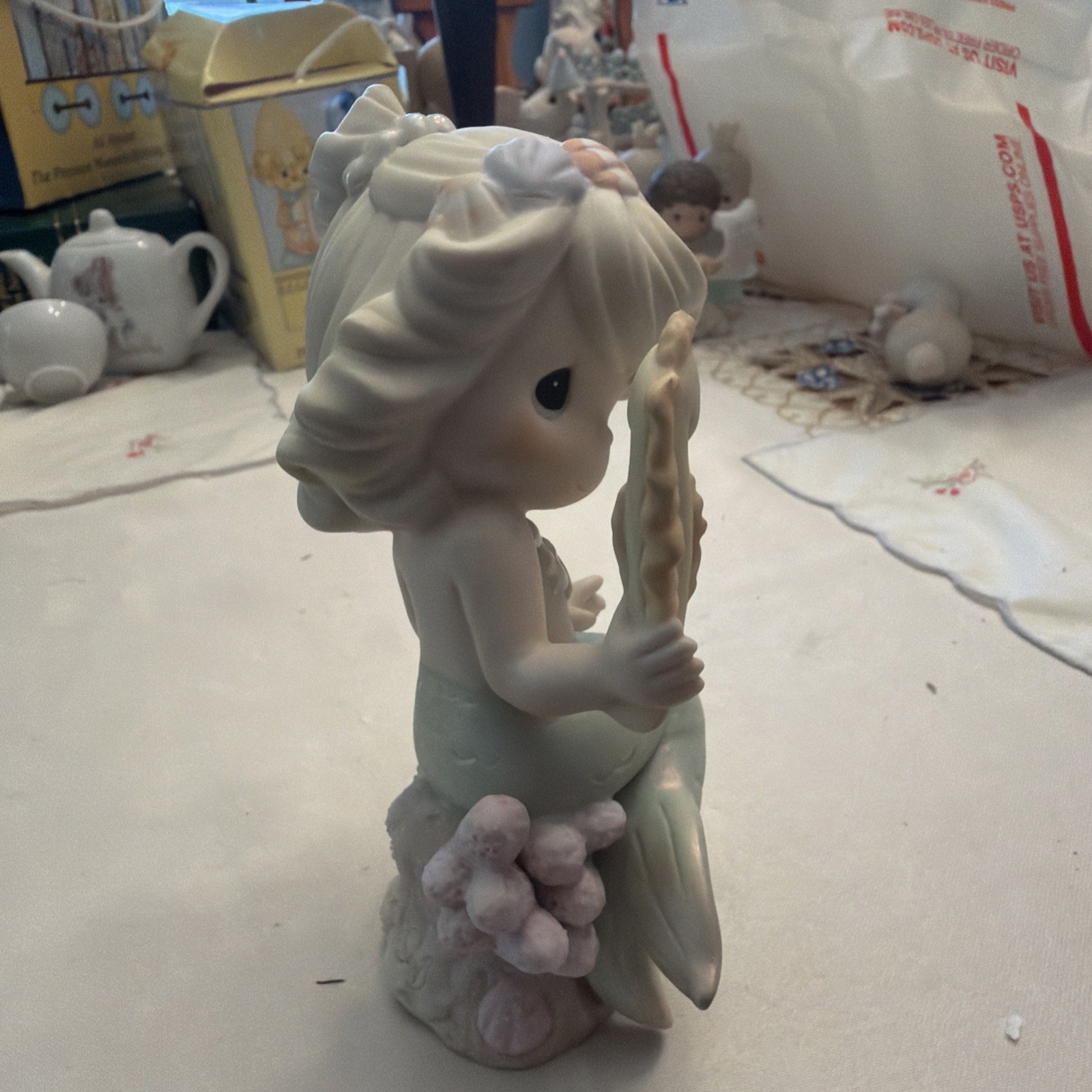 Precious Moments 115654 “LetsSeaWhereThis Friendship Takes Us” Mermaid No Box