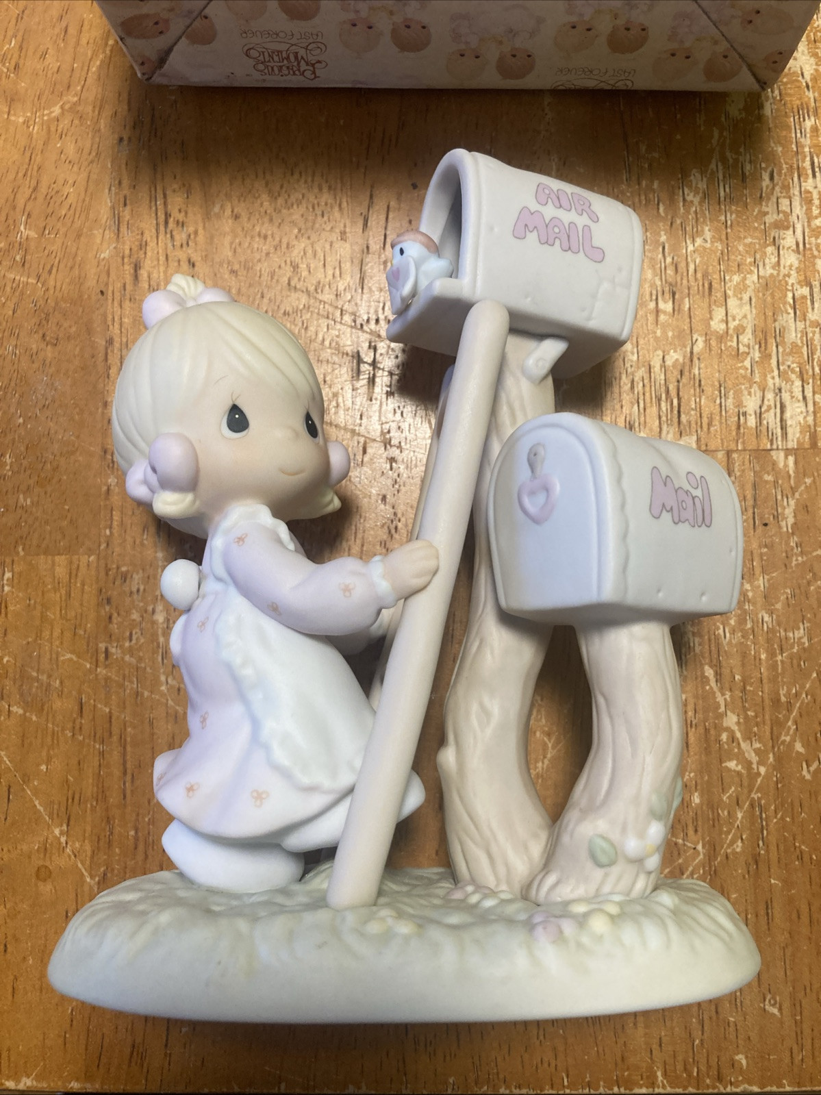 🚨 Precious Moments 523615 Good News Is So Uplifting Porcelain Figurine Vintage