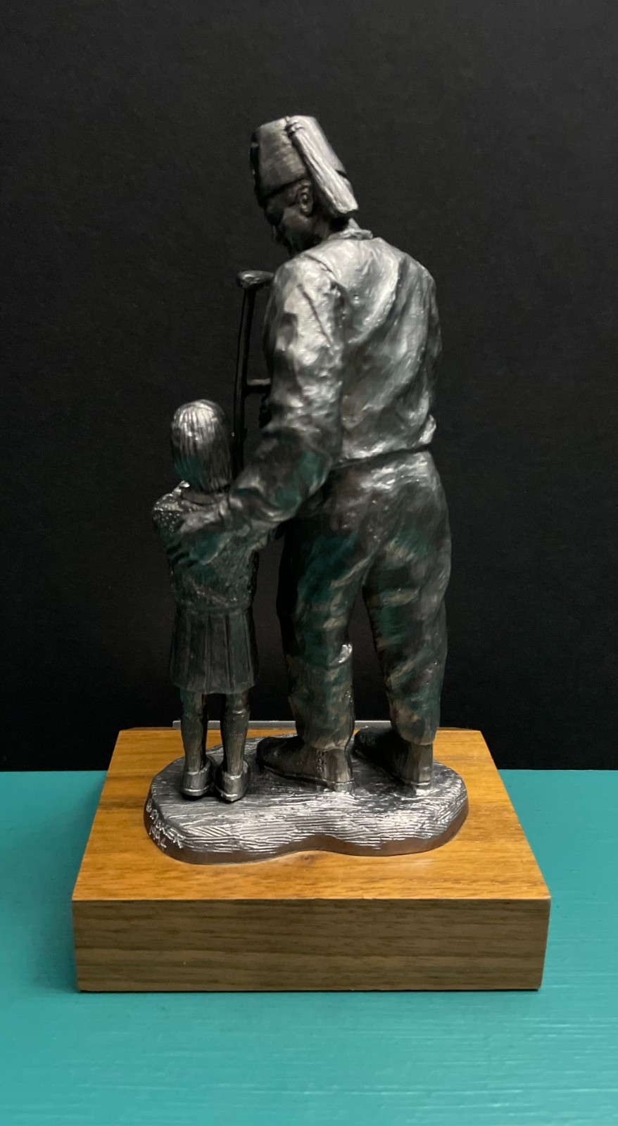 1994 Michael Ricker Pewter Shriners Children Hospital Mason Girl Fez Art Statue