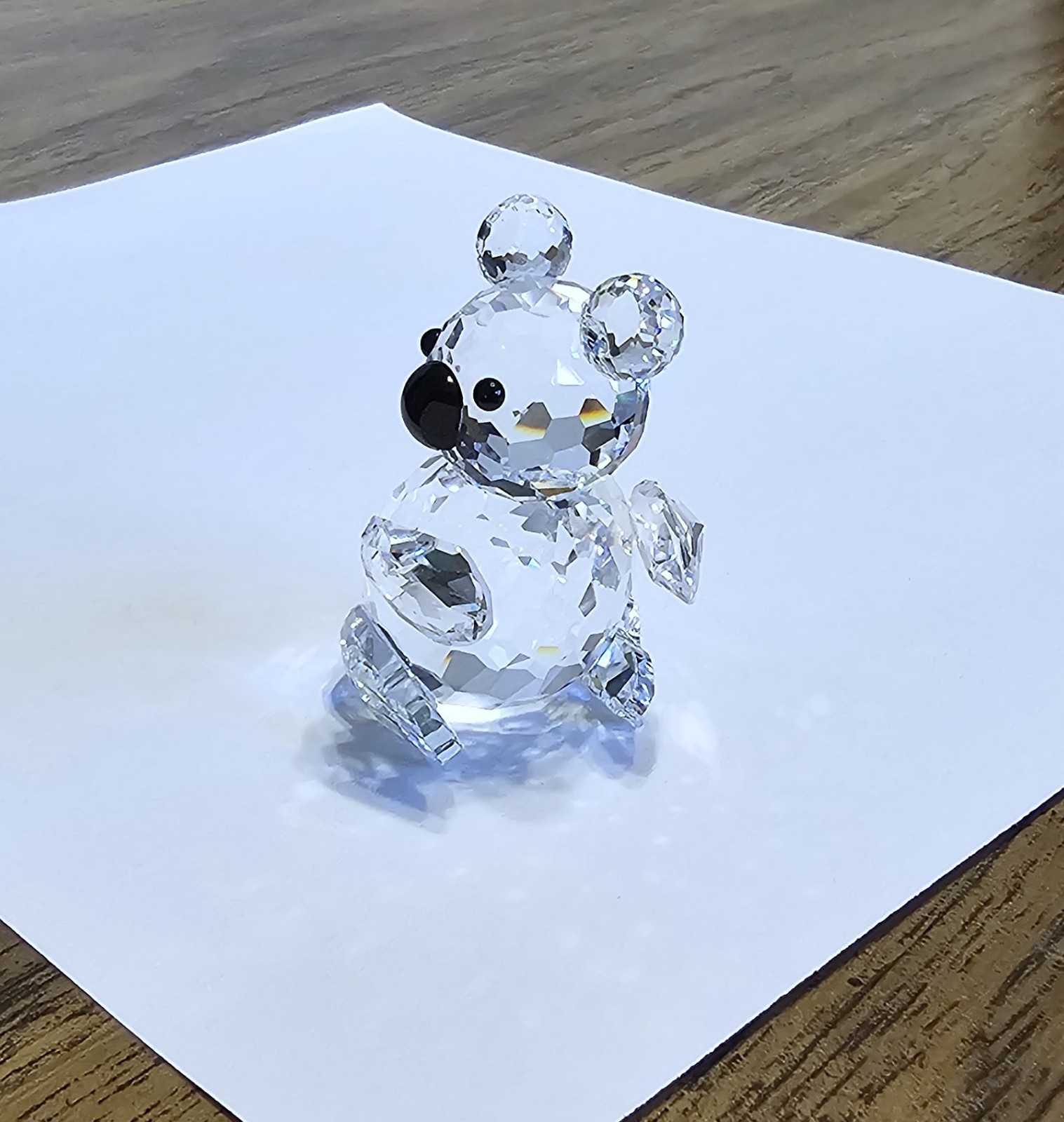 🐨 Swarovski Crystal 1987 Large, Mother Koala Bear Figurine, Facing Right, NIB