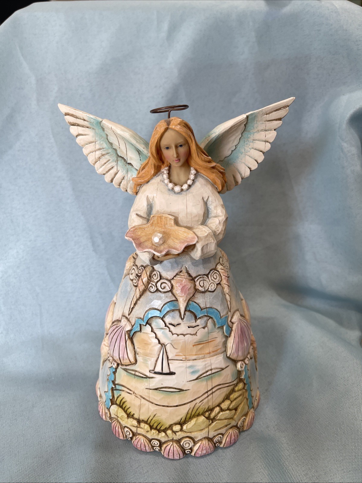 Jim Shore Angel 2003 “Safekeeper Of The Sea & Seashore” Figurine Coastal Decor