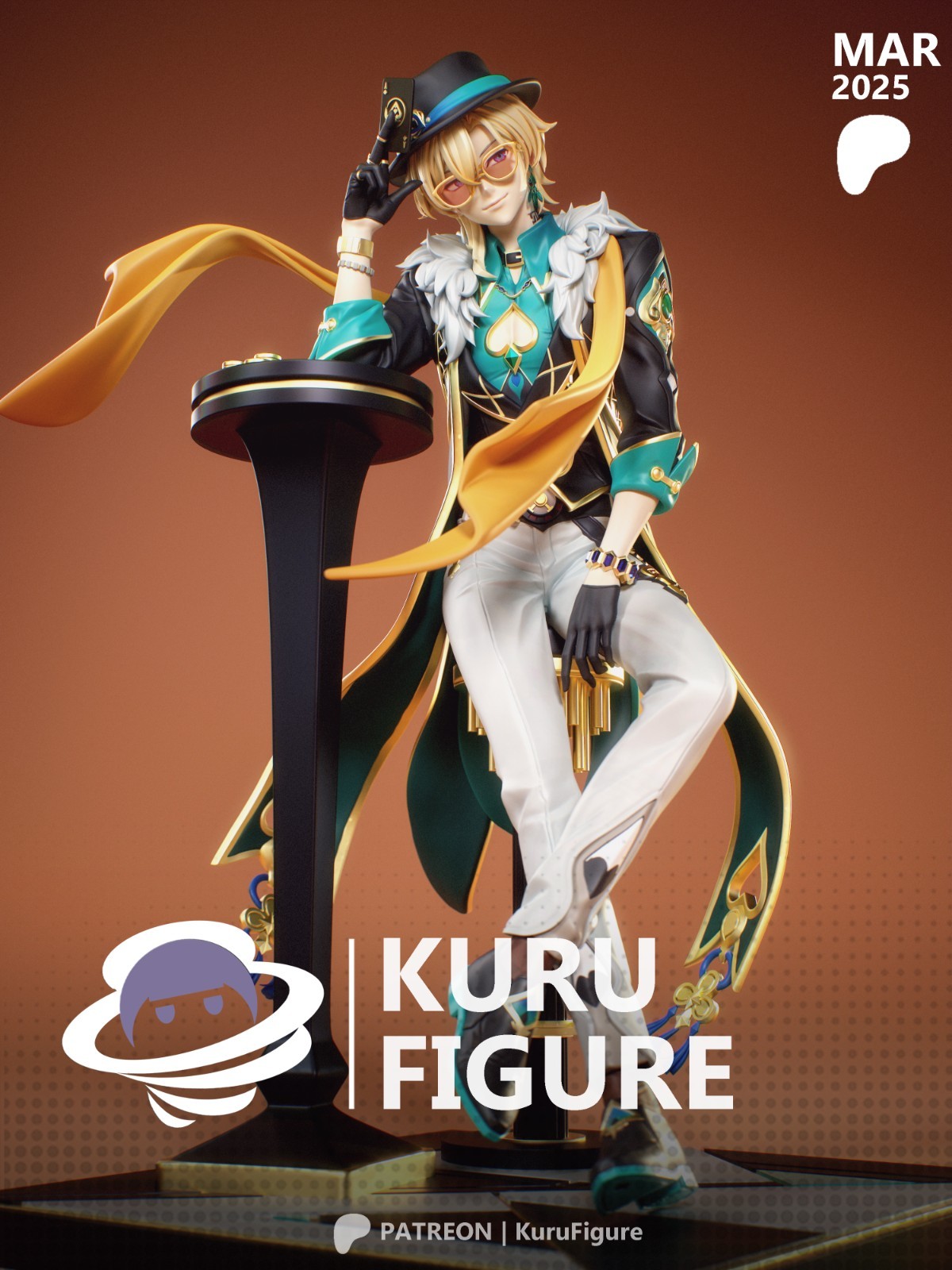Aventurine | Honkai: Star Rail | UNPAINTED | 1/8 Scale Resin Kit