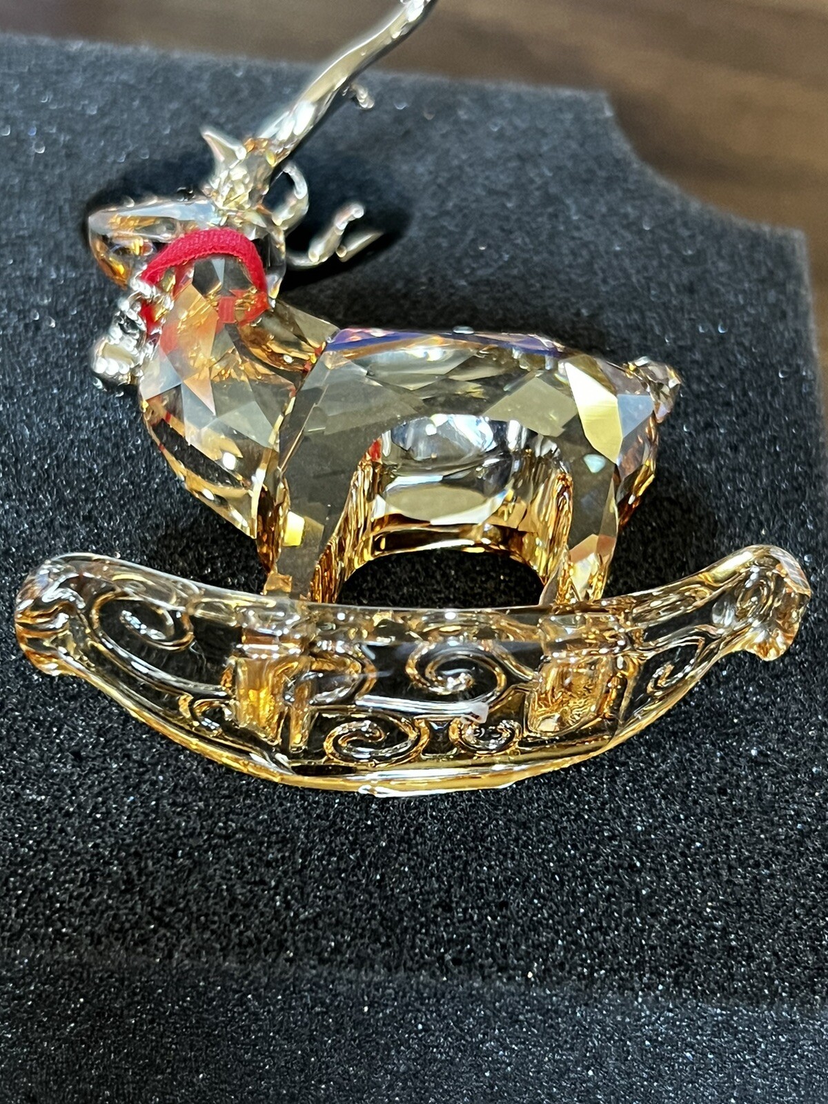 SWAROVSKI Crystal “Winter Reindeer” Rocking #1086146 – NIB