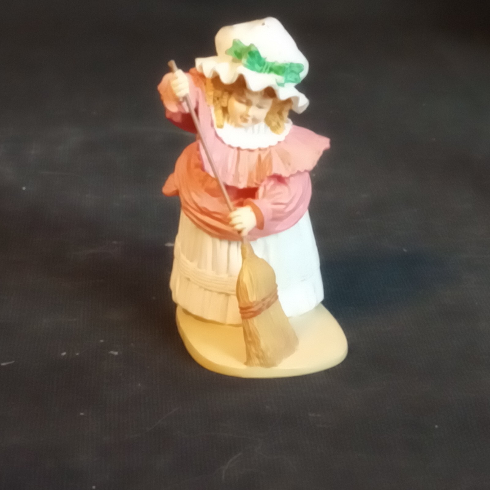 1991 Maud Humphrey Bogart Figurines Cleaning House & School Days Thailand EUC