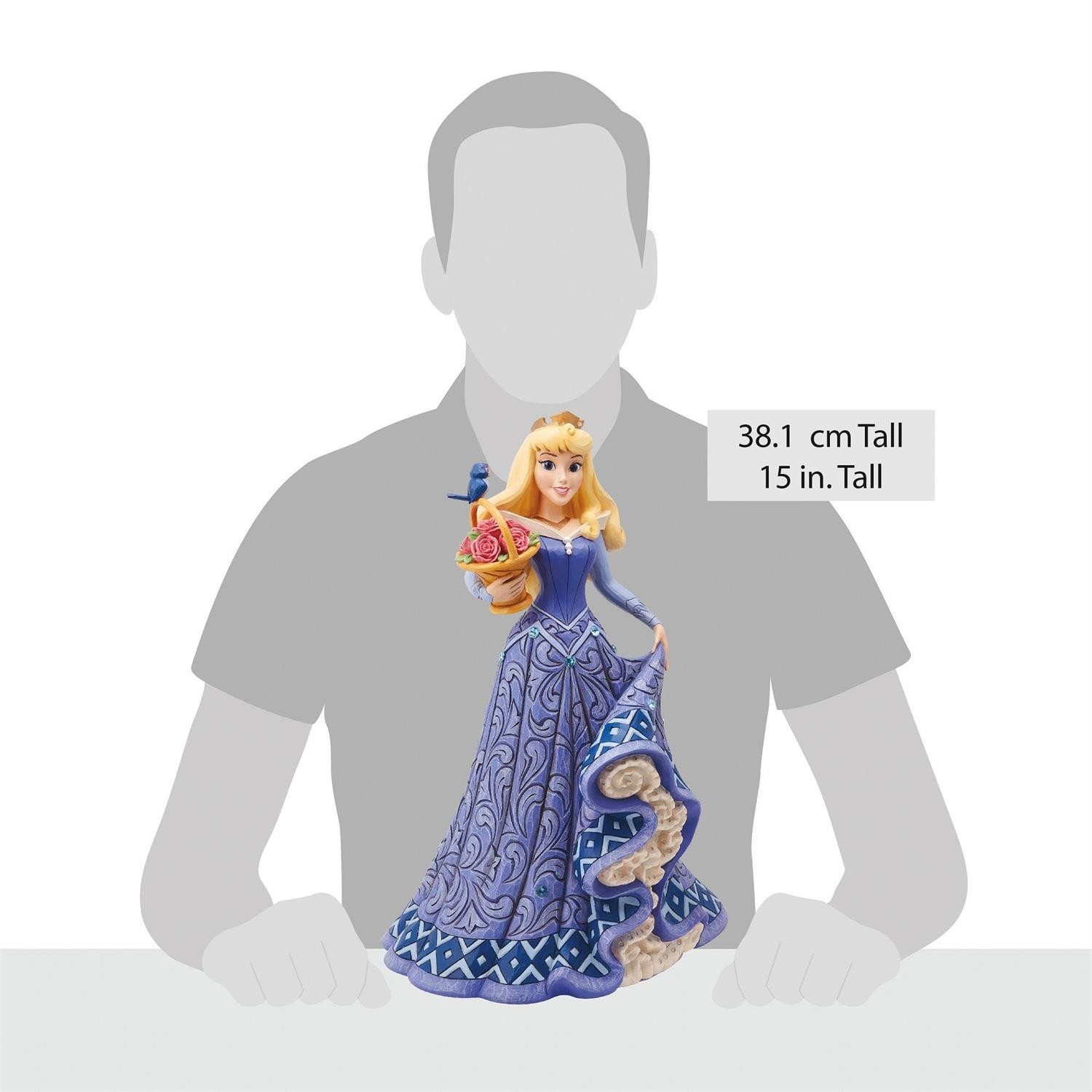Disney Jim Shore Aurora Deluxe Figurine 15 in High Sleeping Beauty Stone Resin
