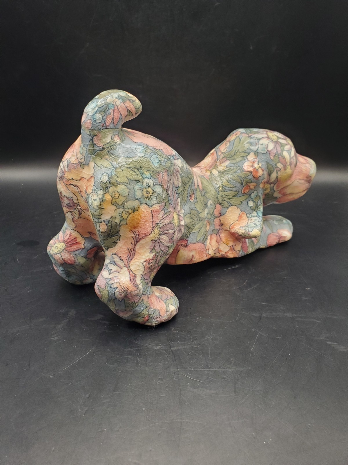 Porcelain Patchworks Puppy Figurine by Joan Baker Designs BB59