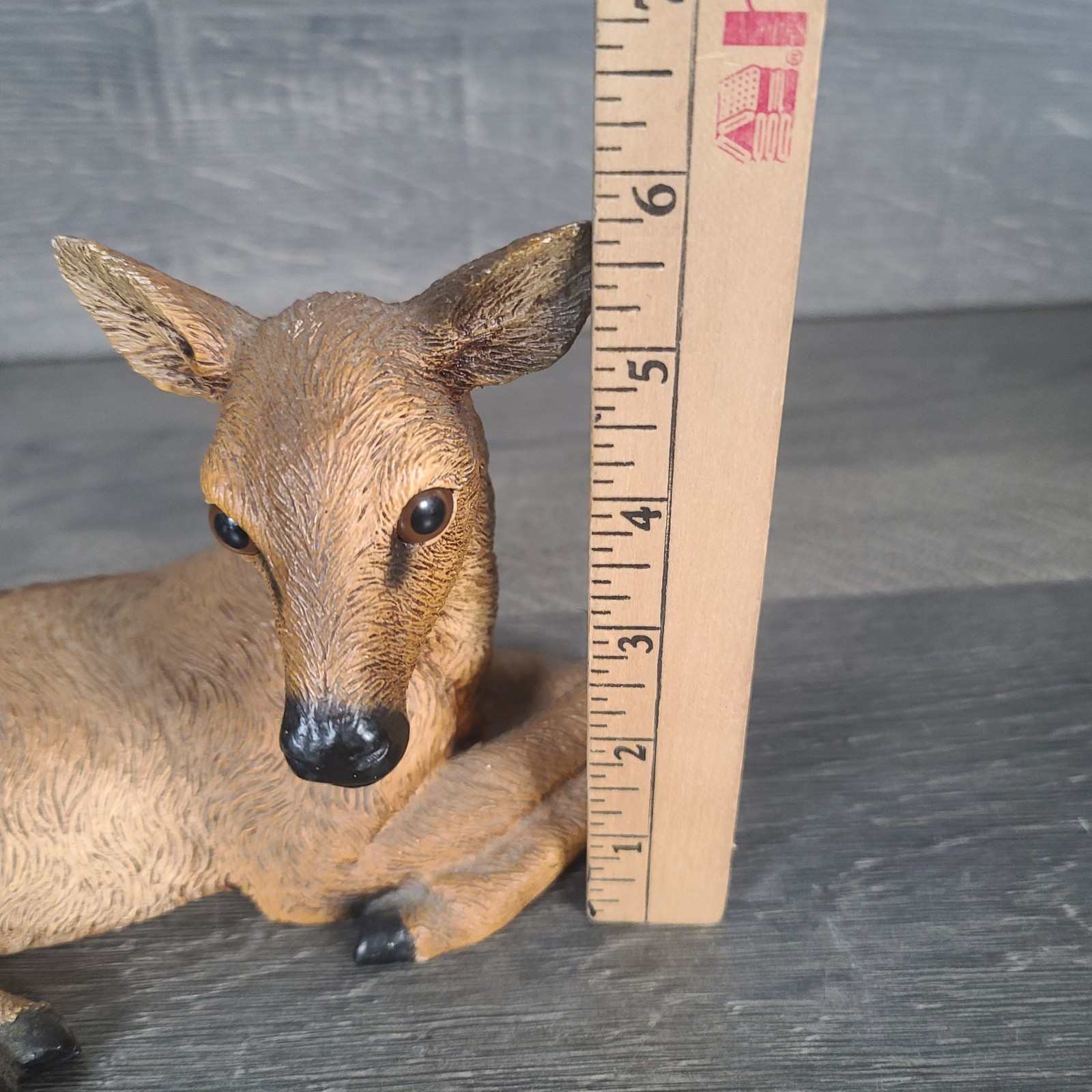 Vintage Homco Deer Family 1985 Lot of 3 Doe and 2 Fawns