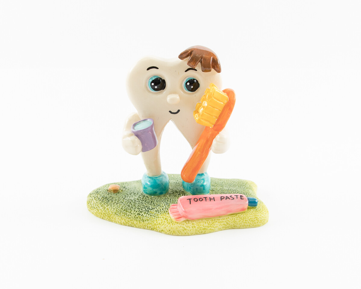 Figurine Decoration Dental Molar Tooth Brushing Resin Collection