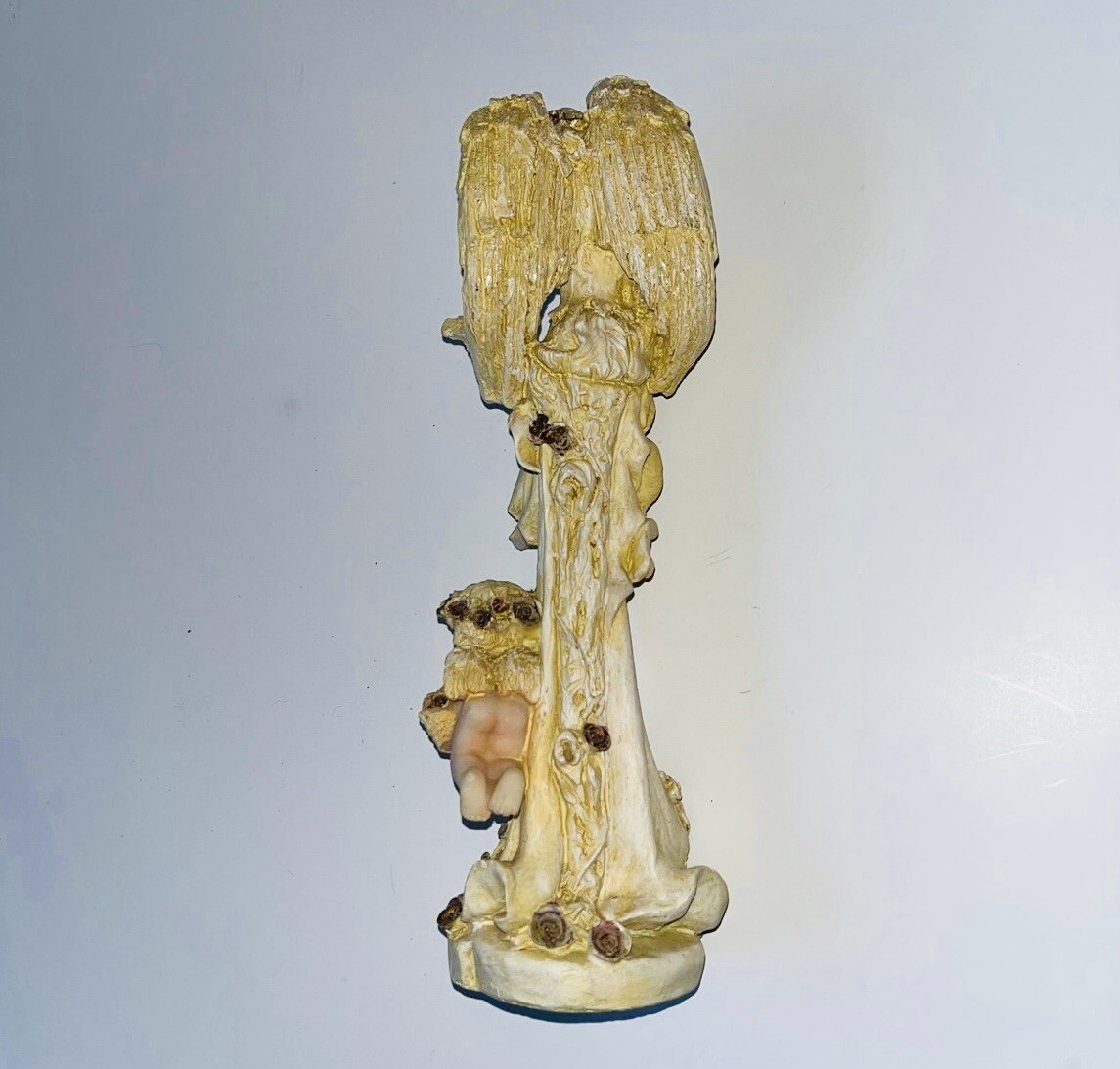 Angel Figurine Statue with Cherub 9 Inches