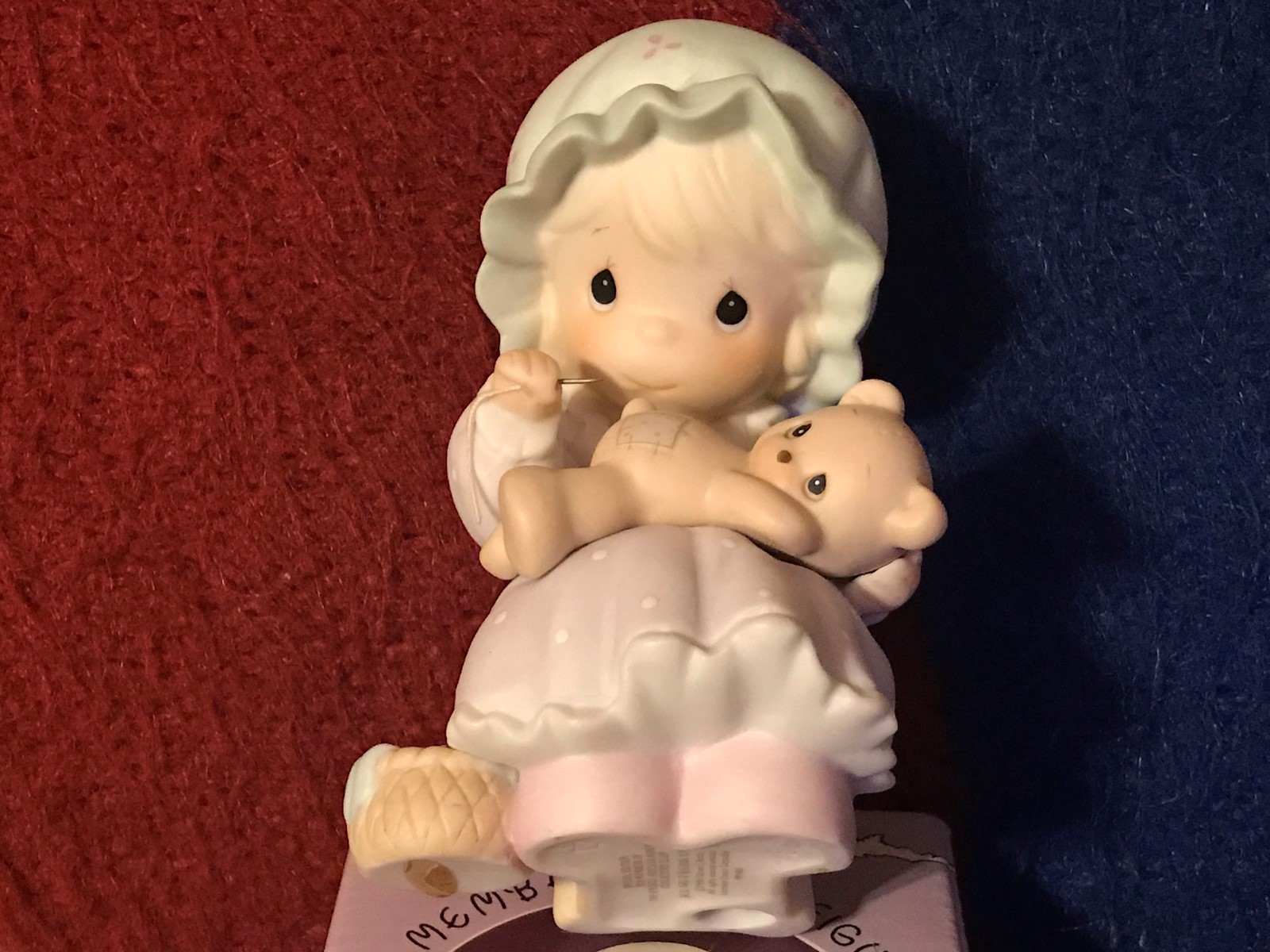 Enesco Precious Moments Porcelain Figurine You are a Blessing to Me 1990 PM902