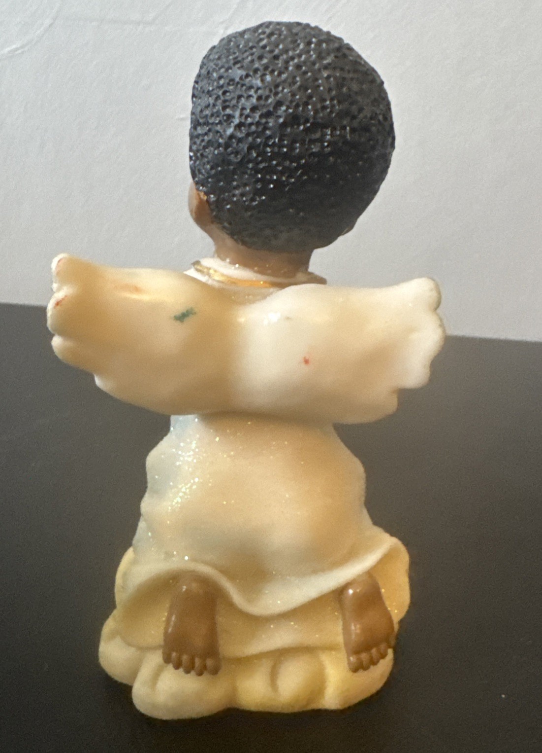 Greenbriar Polystone Choir Angel Boy. 5 In Tall. Pre Owned