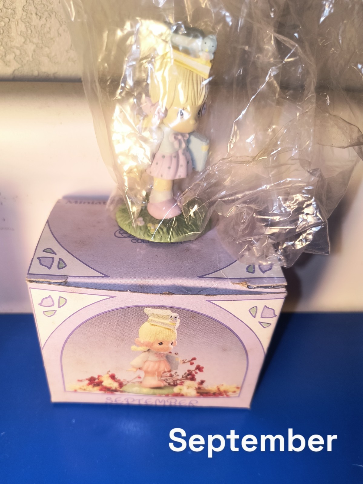 Precious Moments Miniature COMPLETE SET Of 12 Boxed Monthly Figurines