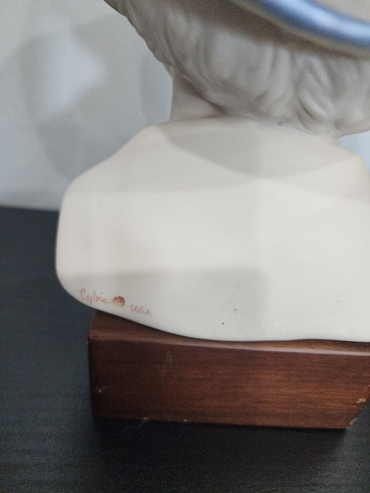 Cybris Porcelain Figurine Collectibles Head Bust – Boy With Sailor Cap 10 In+